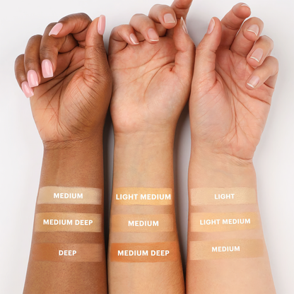 Glo skin Beauty Spot Treat Concealer shades on skin